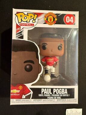 Funko Pop! Paul Pogba in Red Manchester United Kit